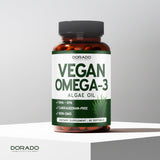 DORADO NUTRITION etiqueta con información nutricional y certificaciones visibles