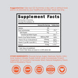 DORADO NUTRITION etiqueta nutricional enfocada para ver ingredientes