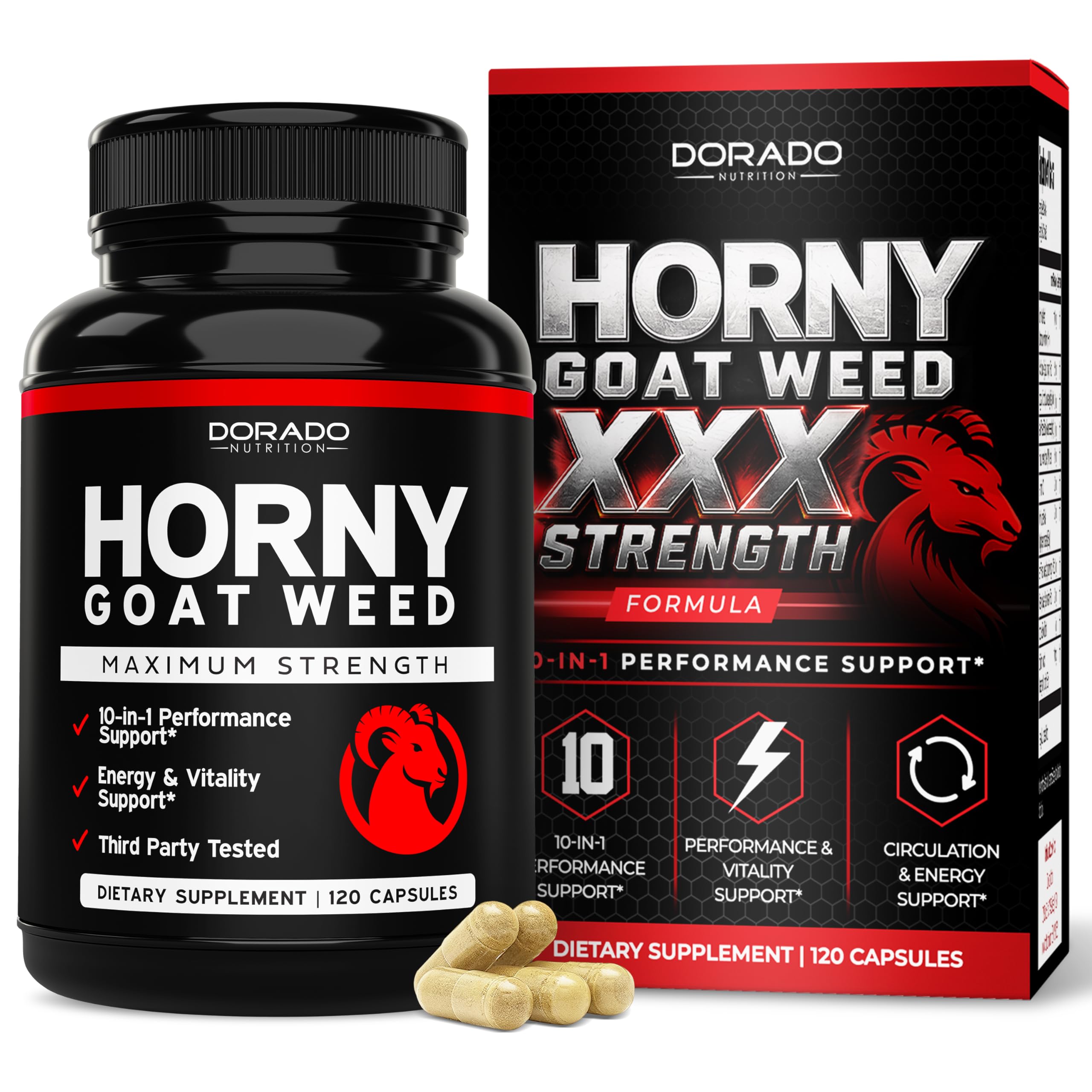 DORADO NUTRITION envase frontal mostrando fórmula concentrada y conteo