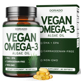 DORADO NUTRITION envase frontal mostrando cápsulas veganas y beneficios claros
