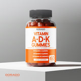 DORADO NUTRITION frasco junto a objeto para comparar tamaño y porciones