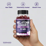 DORADO NUTRITION gomitas con escena lifestyle, sabor frutos del bosque