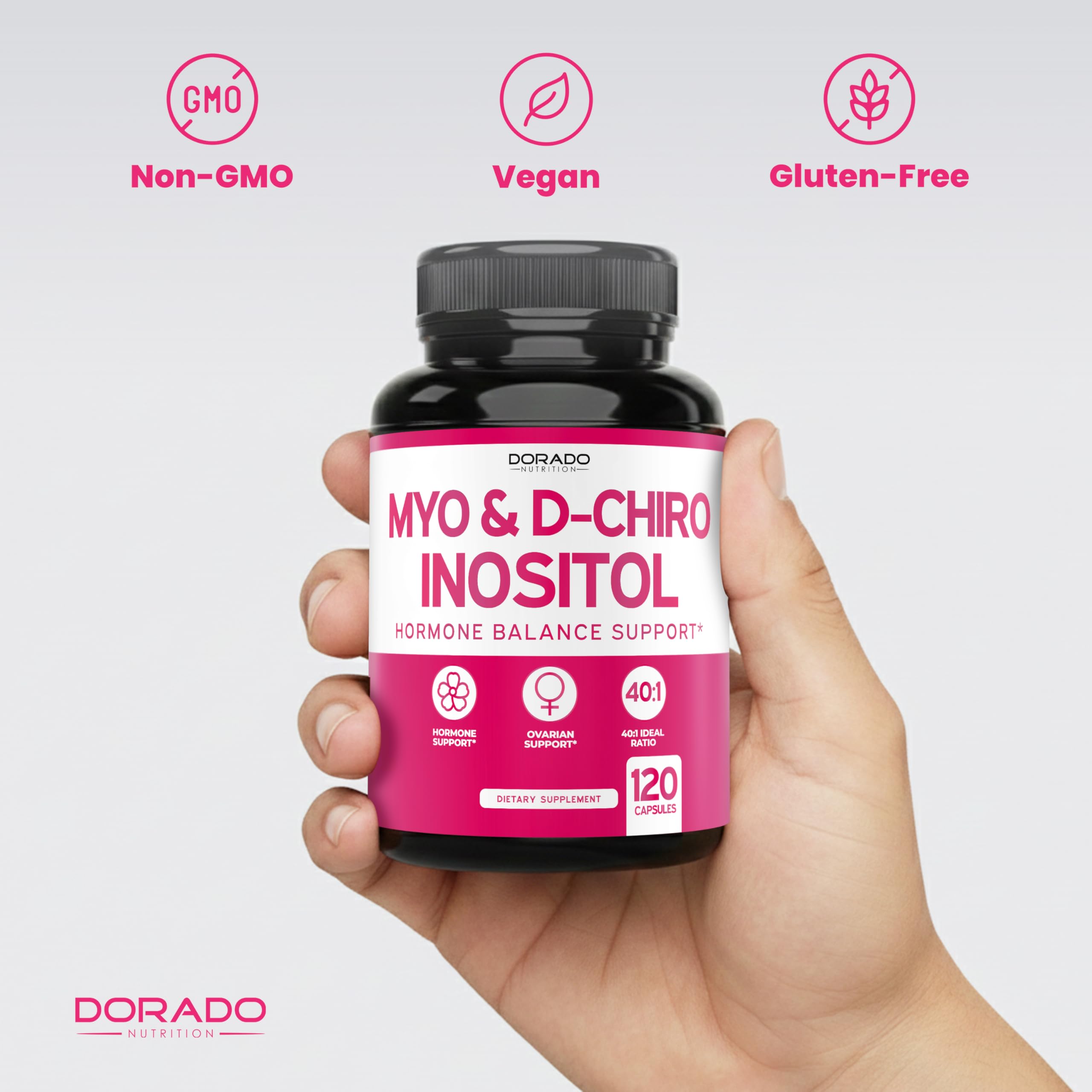 DORADO NUTRITION certificación GMP en etiqueta, transmite control de calidad
