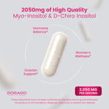 DORADO NUTRITION etiqueta con información nutricional, muestra proporción 40:1