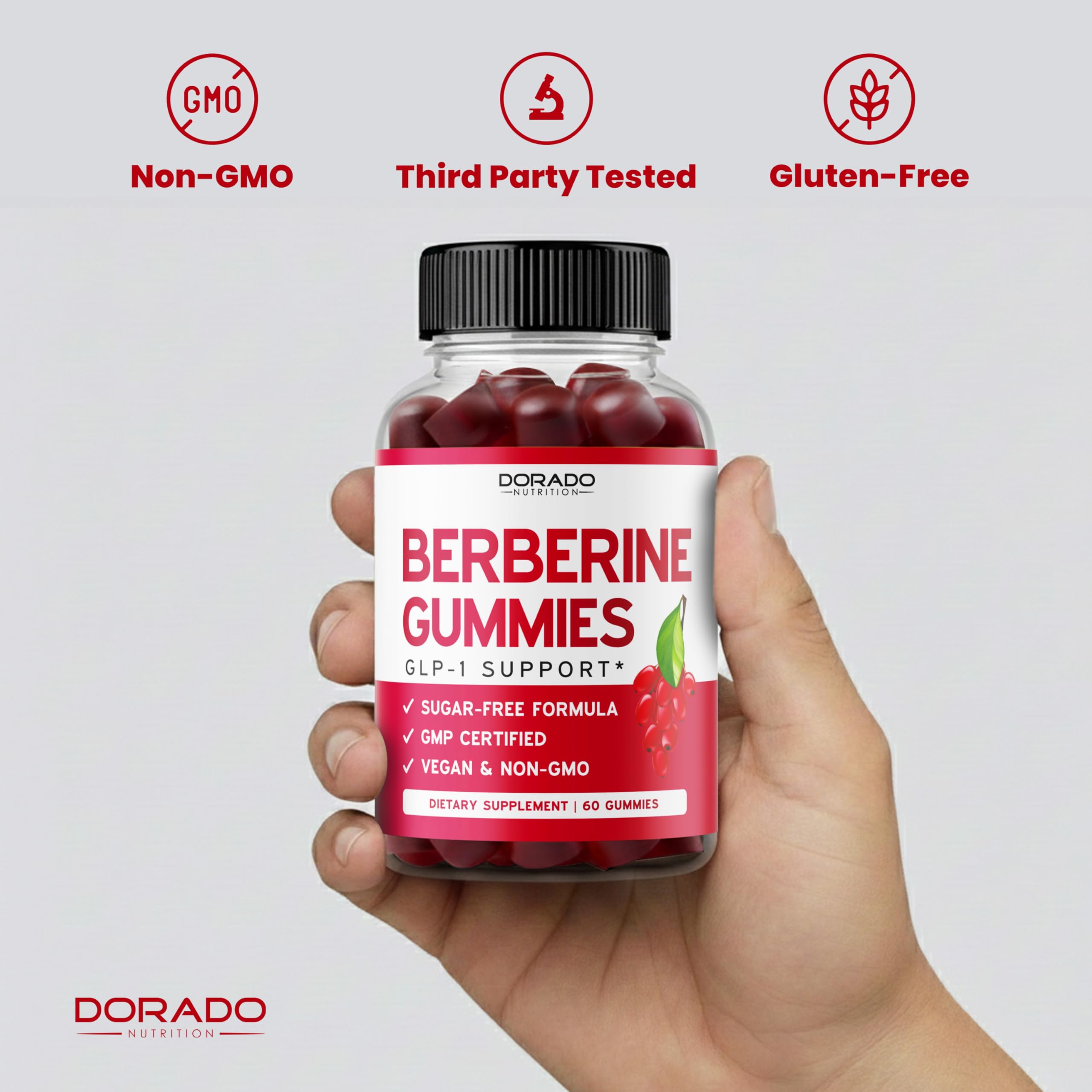 DORADO NUTRITION frasco en encuadre de cocina para ilustrar uso diario fácil