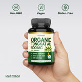 DORADO NUTRITION sello GMP y laboratorio, muestra pruebas y seguridad