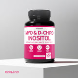 DORADO NUTRITION cápsula en mano humana, facilita percepción de tamaño y uso