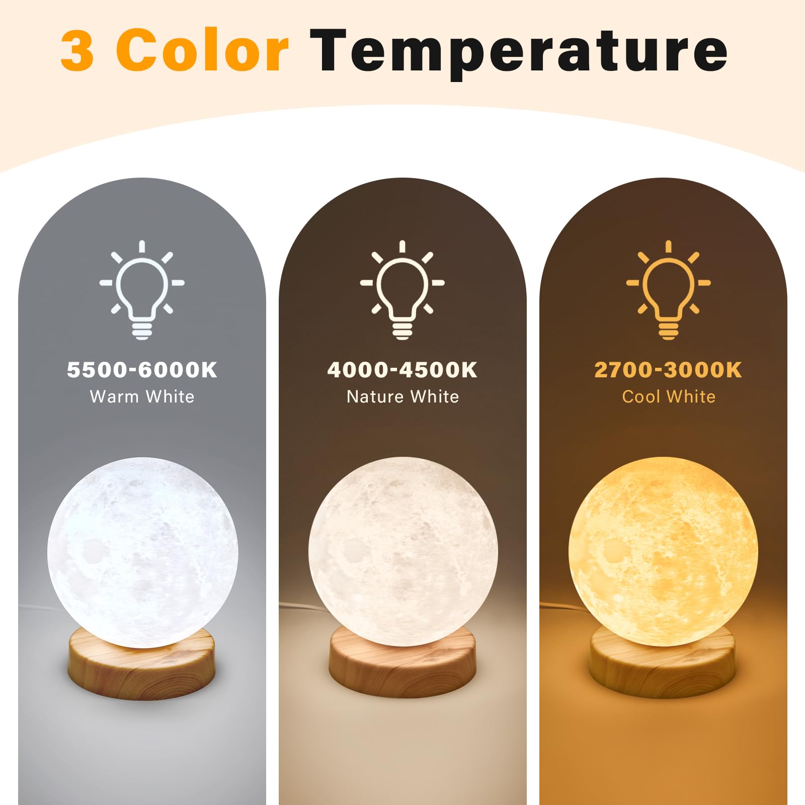 Doraubia detalle textura 3D tipo luna que aporta estilo decorativo