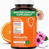 dose + remedy frasco frontal mostrando suplemento y facilidad de uso