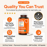 dose + remedy ingredientes clave alrededor de cápsula claridad de fórmula