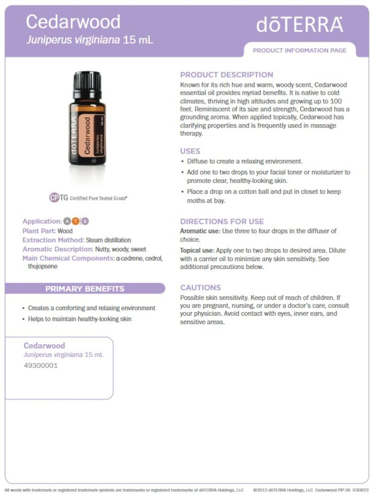 doTERRA escena lifestyle con Cedro para crear un ambiente tranquilo en hogar