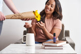 doTERRA Clary Calm aplicación en abdomen ayudando al confort tópico