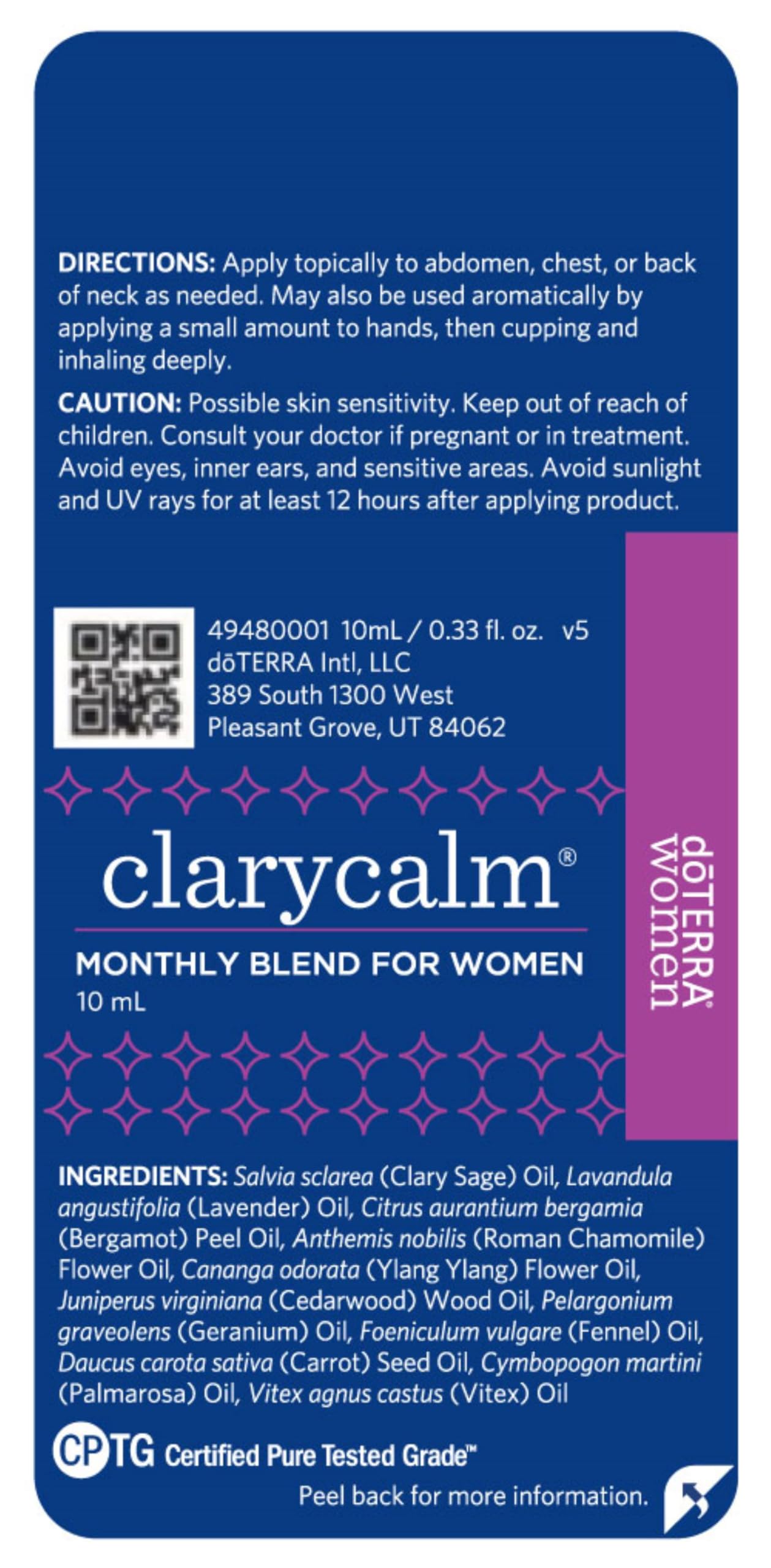 doTERRA Clary Calm ambiente relajante difusor y velas para bienestar