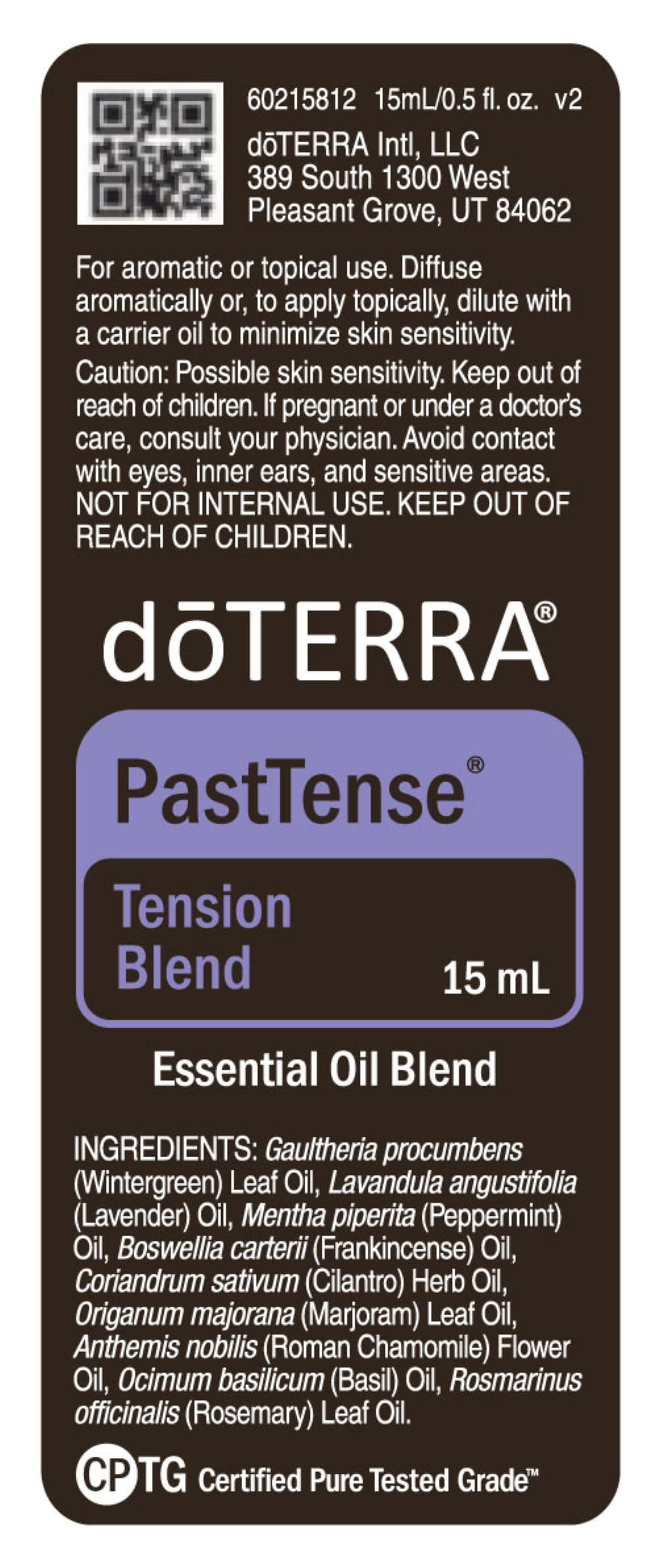 doTERRA PastTense en escritorio creando ambiente relajado y concentración
