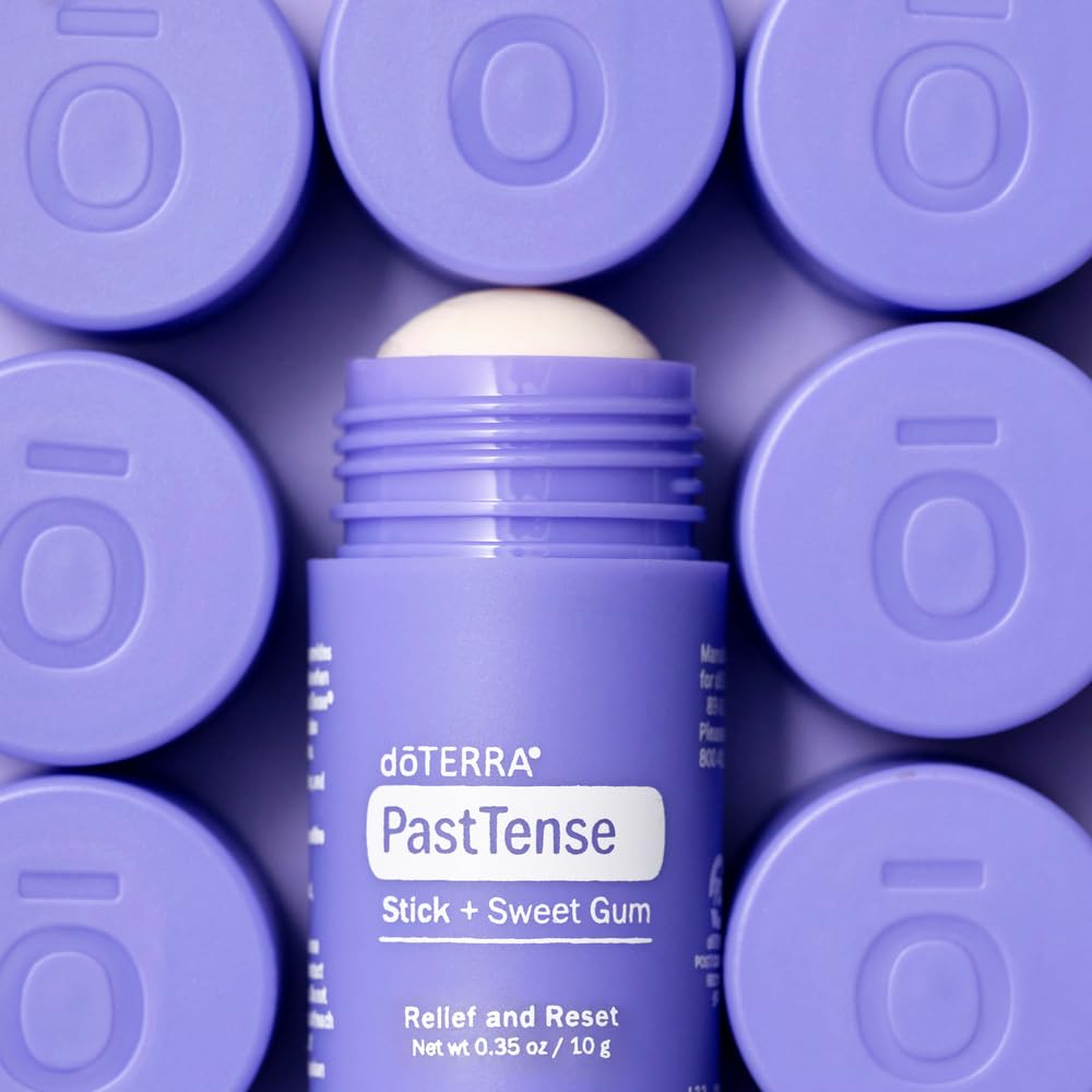 doTERRA stick aplicación en sienes para alivio aromático localizado