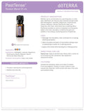 doTERRA PastTense comparación de tamaño en mano para transporte cómodo