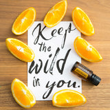 doTERRA ambientación doméstica con Wild Orange aportando sensación fresca y limpia