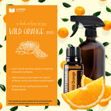 doTERRA Wild Orange en difusor creando ambiente cítrico agradable en sala