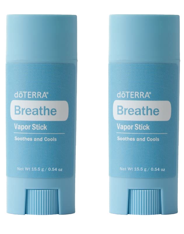 doTERRA Breathe vapor stick frontal mostrando envase portátil y práctico