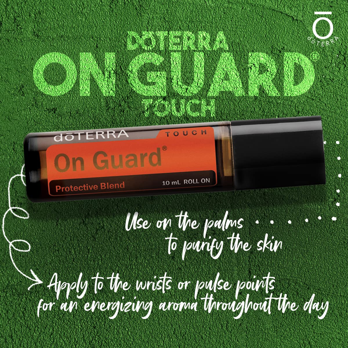 doTERRA On Guard Touch detalle del aplicador roll-on, aplicación limpia y controlada