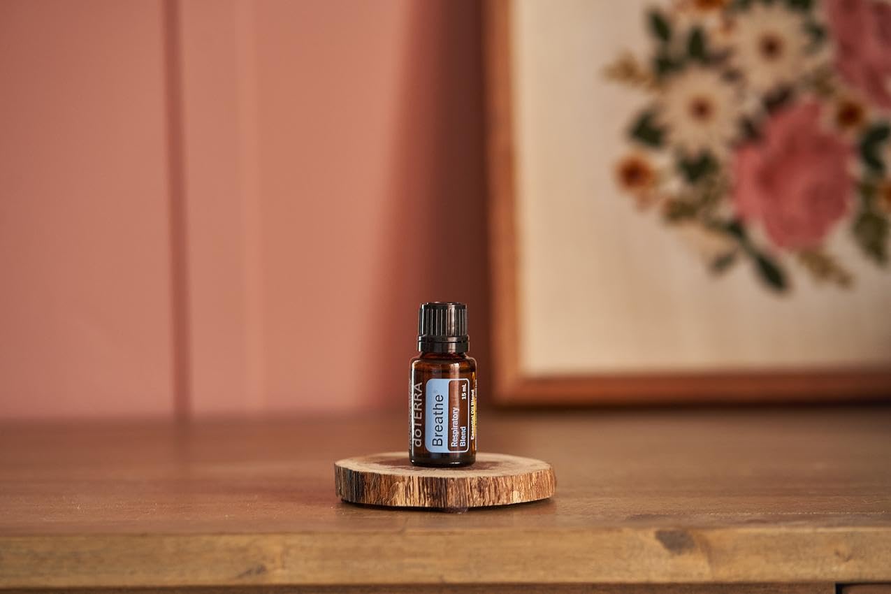 doTERRA Breathe en dormitorio iluminado promoviendo descanso