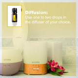 doTERRA difusor con Cheer emitiendo aroma, ambienta espacios con frescura