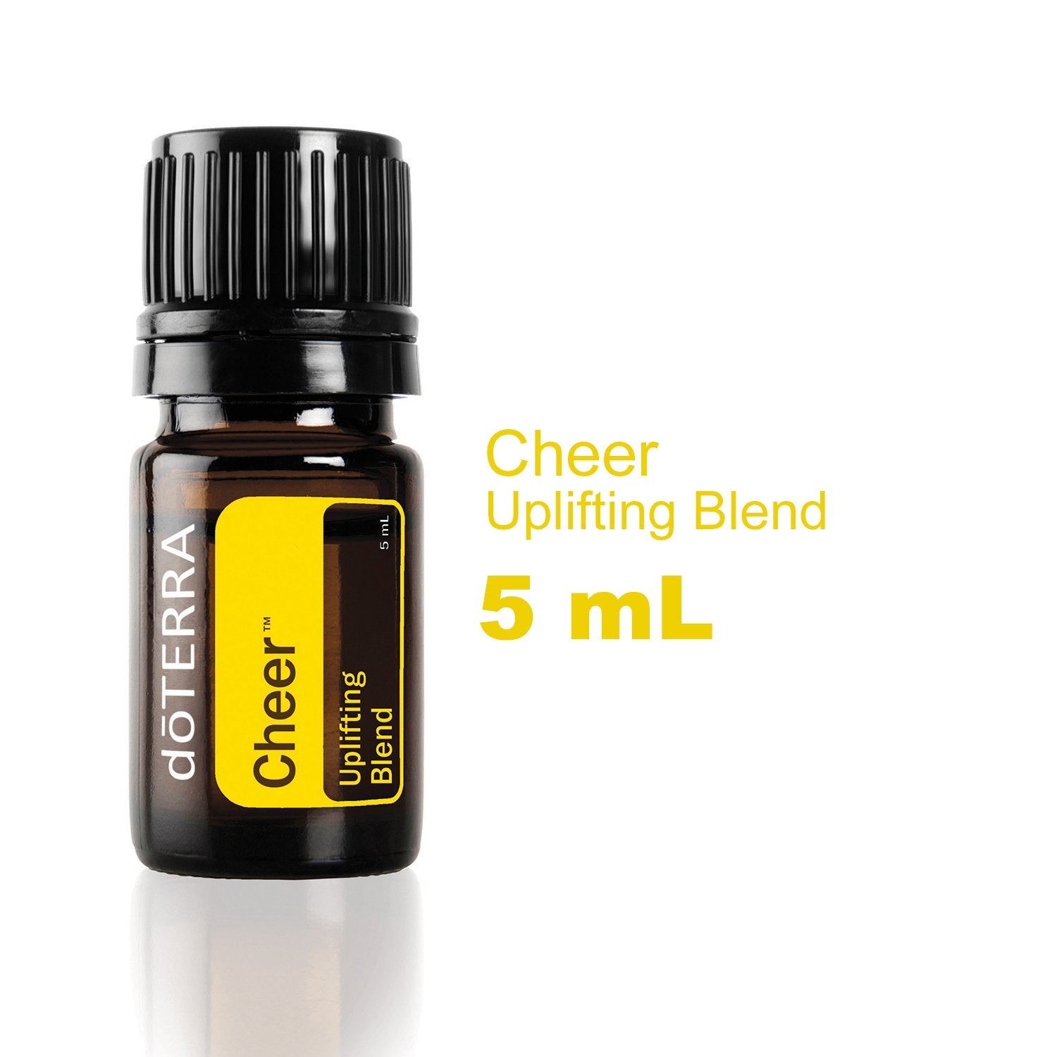 doTERRA etiqueta Cheer detalle de ingredientes y certificación, aporta confianza