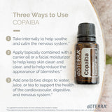 doTERRA Copaiba resina en árbol, muestra de origen sudamericano y pureza