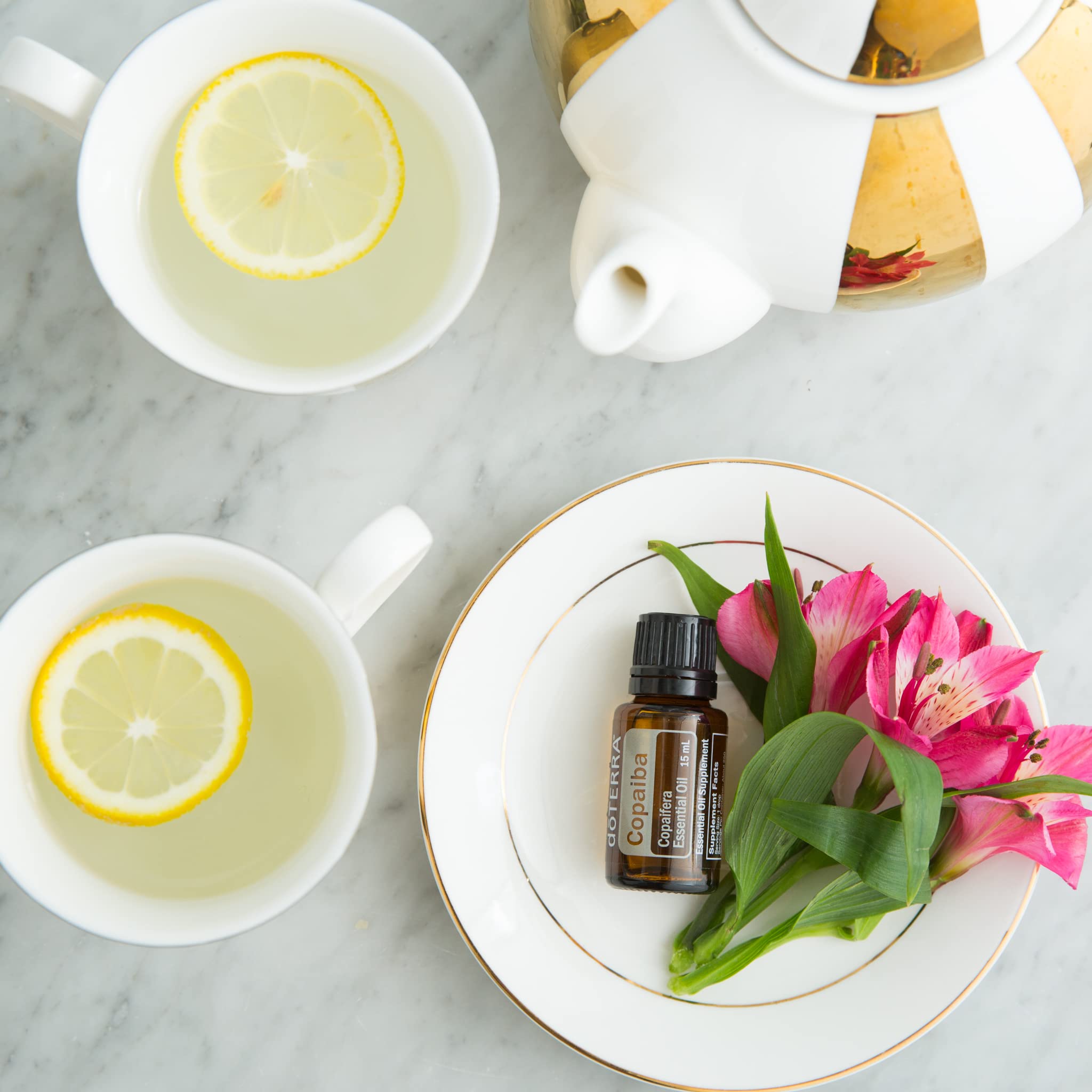 doTERRA Copaiba ambiente hogareño relajante con difusor, mejora el ambiente