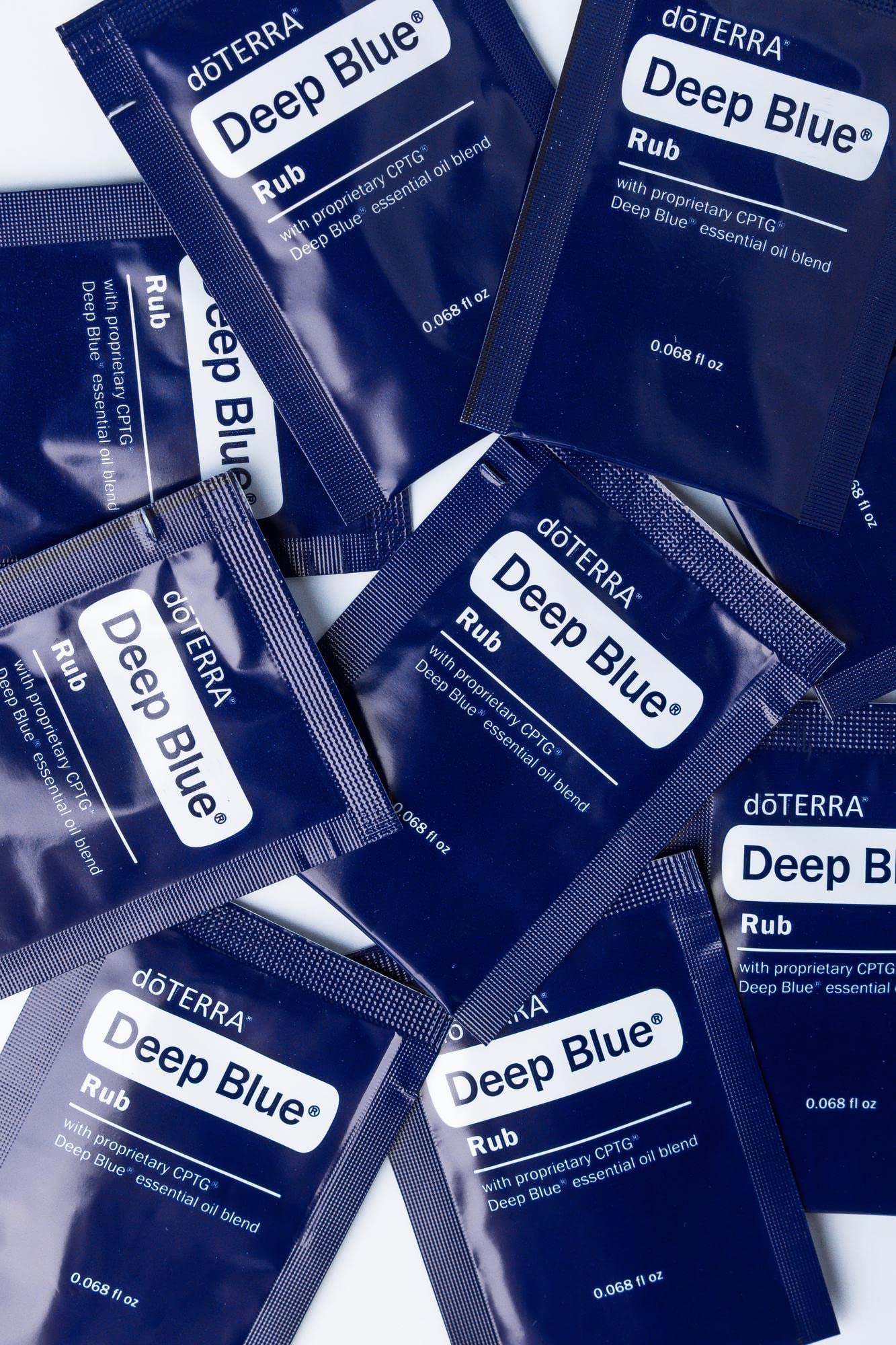 doTERRA Deep Blue Rub en bolsa de gimnasio listo para uso postentrenamiento