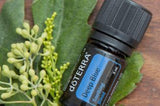 doTERRA Deep Blue textura aplicada en piel ofrece sensación refrescante