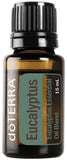 doTERRA botella frontal Eucalyptus Radiata, aroma claro y fresco