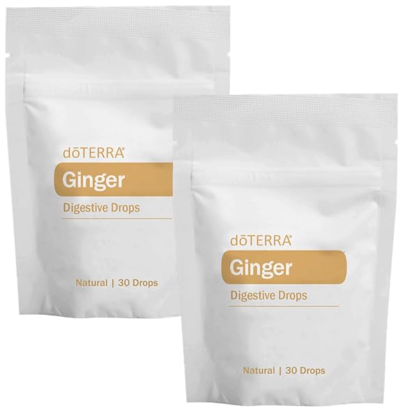 doTERRA detalle de textura y pastilla mostrando ingredientes naturales