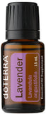 doTERRA botella frontal 15 ml mostrando diseño y uso aromático