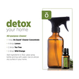 doTERRA frasco 15 mL junto a moneda, escala y portabilidad