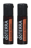 doTERRA envase frontal de On Guard Beadlets mostrando etiquetado y fácil transporte
