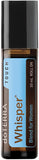 doTERRA Whisper Touch roll‑on frontal mostrando diseño portátil y aplicación fácil