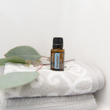 doTERRA etiqueta de Breathe con lista de ingredientes para transparencia