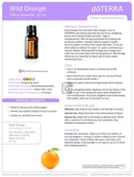 difusor con doTERRA Wild Orange en uso, ambiente fresco y energizante