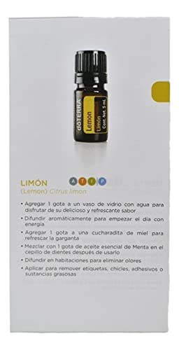 doTERRA caja interna abierta con instrucciones útiles y aplicaciones