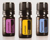 doTERRA gota de Lavender evocando calma y aroma suave relajante