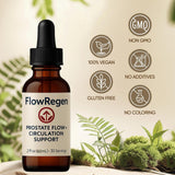 Dotkara Flowregen etiqueta legible del envase 60ml, información clara del producto
