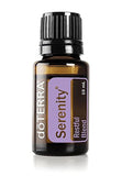 doTERRA frasco Serenity frente muestra relajación inmediata