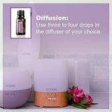 doTERRA gota de Serenity textura y pureza aromática