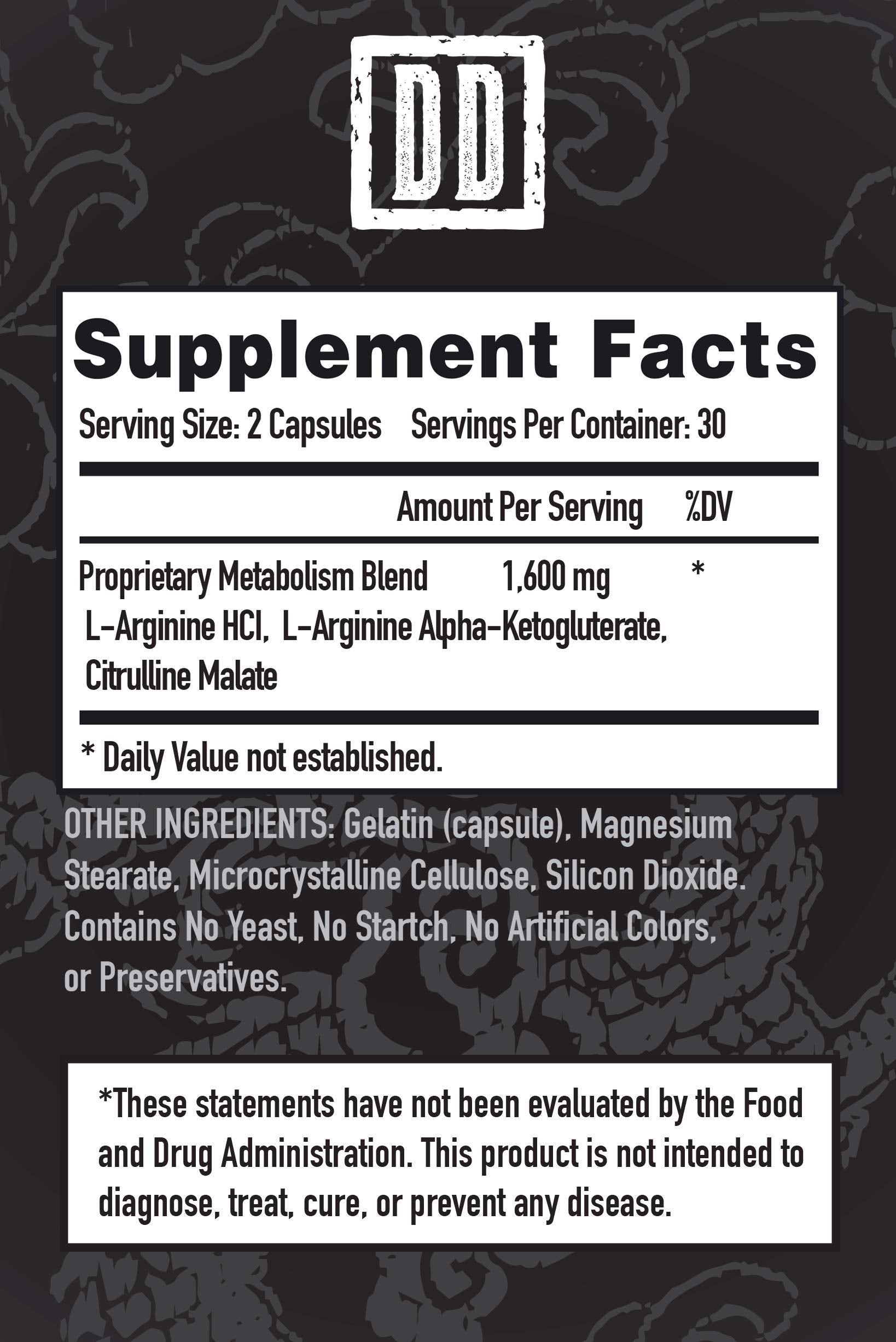 Double Dragon Organics etiqueta con lista de ingredientes y claridad de formulación