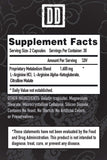 Double Dragon Organics etiqueta con lista de ingredientes y claridad de formulación