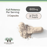 Double Wood etiqueta nutricional destacando ingredientes y pruebas