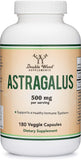 Double Wood Supplements frasco al lado de una regla para comparar tamaño y contenido