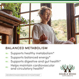 Double Wood etiqueta nutricional visible, transparencia y confianza