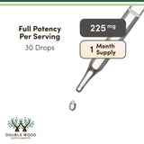 Double Wood etiqueta con información de K2Vital MK‑7 y dosis, transparencia en ingredientes